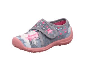 Fischer Schuhe Hausschuhe für Mädchen, grau, Größe 35 EU