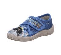 Fischer Schuhe KINDER-KLETT-HAUSSCHUH für Kinder, blau, Größe 27 EU
