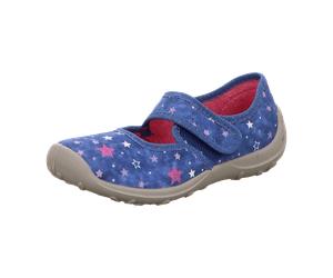 Fischer Schuhe Kinder-Klett-Hausschuh für Kinder, blau, Größe 29 EU