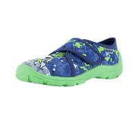 Fischer Schuhe Kinder-Klett-Hausschuh für Kinder, blau, Größe 35 EU