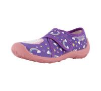 Fischer Schuhe Kinder-Klett-Hausschuh für Kinder, lila, Gr. 33 EU