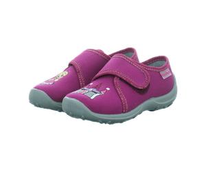 Fischer Schuhe Kinder-Klett-Hausschuh für Kinder, pink, Größe 34 EU