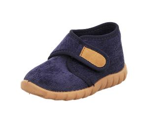 Fischer Schuhe Kinder-Klett-Hausstiefel für Kinder, blau, Größe 21 EU