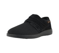 Fischer Schuhe Klett-Hausschuh für Herren, schwarz, Größe 44 EU