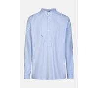 Fischerhemd Hell Blau blau