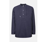 Fischerhemd Original breit gestreift blau