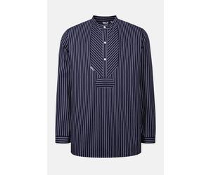 Fischerhemd Original breit gestreift blau