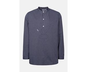 Fischerhemd Original schmal gestreift blau