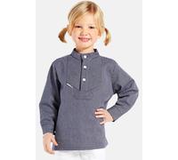 Fischerhemd Original schmal gestreift Kinder blau 140