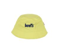 Fischerhut LEVI'S KIDS "LAN POSTER LOGO BUCKET CAP", Damen, Gr. - (128/176), grau (limeade), Baumwolle, Hüte Fischerhut, UNISEX (61251630-0)