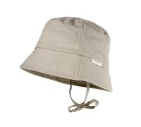 Fischerhut MAXIMO, Jungen, Gr. 47, beige, Popeline, Baumwolle, unifarben, Hüte, schützt vor UV, mit Bindeband, bequem, basic, Baumwolle (85141748-47) beige