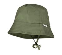 Fischerhut MAXIMO, Jungen, Gr. 47, grün (kaper), Popeline, Baumwolle, unifarben, Hüte, schützt vor UV, mit Bindeband, bequem, basic, Baumwolle (66529644-47) kaper