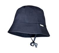 Fischerhut MAXIMO, Jungen, Gr. 49, blau (navy), Popeline, Baumwolle, unifarben, Hüte, schützt vor UV, mit Bindeband, bequem, basic, Baumwolle (55313402-49) navy