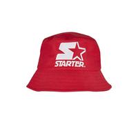 Fischerhut STARTER BLACK LABEL "Starter Black Label Accessoires Basic Bucket Hat", Damen, Gr. onesize, rot (cityrot), 100% Baumwolle, Hüte (72425965-0) cityrot