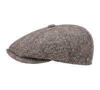 Fischgrat Schirmmütze by Lierys dunkelbeige L (58-59 cm)