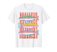 Fish Around and Find Forellen, lustige Retro-Angelgrafik T-Shirt