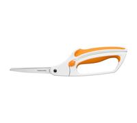 Fiskars Stoffschere Softgrip – 26 cm, rostfreie Stahlklinge, Kunststoffgriffe, Weiß, Easy Action