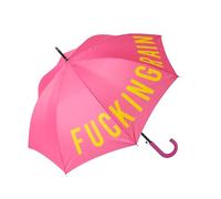 FISURA - Großer Regenschirm. Jugendschirm. Automatischer Regenschirm mit Knopf. Stabiler bedruckter Regenschirm. 106 zentimeter. Durchmesser. (Rain, rosa)