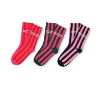 FISURA - Lustige Socken better late than ugly“. 3er-Pack originelle Unisex-Socken. Bunte Baumwollsocken für Damen und Herren, bequem und mit kreativen Mustern.