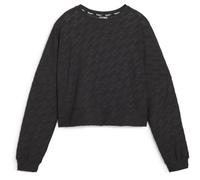 Fit Branded Fleece Crew Damen Kapuzensweater, schwarz, Gr. XXL