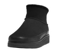 Fit Flop - "Gen-FF Ultra Mini" Doubleface Stiefeletten für Damen, Lammfell (Schwarz) EU 39/UK 6