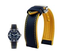 Fit for Longines, Fit for Seiko, Fit for Tissot, Fit for Hamilton, Fit for Omega, Fit for Citizen, Fit for Casio, Carbonfaser-Nylon-Kautschukband, 20 mm, 21 mm, 22 mm, 24 mm, Herrenuhrenarmband (Colo