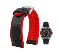 Fit for Longines, Fit for Seiko, Fit for Tissot, Fit for Hamilton, Fit for Omega, Fit for Citizen, Fit for Casio, Carbonfaser-Nylon-Kautschukband, 20 mm, 21 mm, 22 mm, 24 mm, Herrenuhrenarmband (Colo