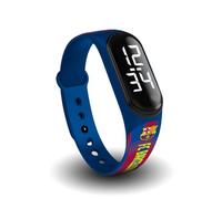 FIT & FUN Digitaluhr mit offiziellem FC Barcelona-Armband, wasserdicht, Sportuhr mit Kalenderfunktionen, offizielles Barça-Design, FC Barcelona, T. 23-24, Sportlich
