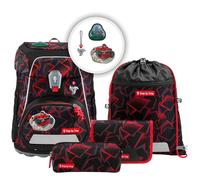 FIT Schulranzen Set 5tlg Ninja Yuma-schwarz