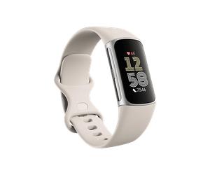 FITBIT Charge 6, Fitness Tracker, S, L, Porcelain