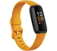 Fitbit Inspire 3 Activity Tracker morning glow/black, Schlafüberwachung, 10 Tage Akkulaufzeit, Trainingsdatenerfassung, Schrittzähler, Blutsauerstoffmessung