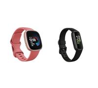 Fitbit Versa 4 by Google - Smartwatch Damen/Herren Fitness-Tracker mit integriertem GPS und Telefonfunktion & Inspire 3 by Google -Gesundheits- & Fitness-Tracker Damen/Herren - Herzfrequenzmessung