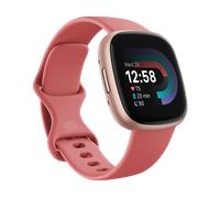 FITBIT Versa 4 Smartwatch Aluminium Elastomer, S/L, Pink Sand/Copper Rose