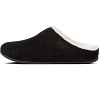 Fitflop Damen Chrissie Shearling Pantoffeln, Schwarz (Black 001), 41 EU