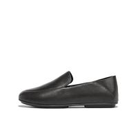 Fitflop Allegro Crush-Back Leather Loafers, Flacher Slipper,