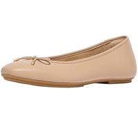Fitflop Beige Delicato Leder Ballerina Flats