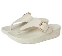 Fitflop Beigefarbene Sandalen aus Kunstleder