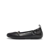 Fitflop Damen Allegro Soft Leather Mary JanesMary Jane Flat, Schwarz, 42 EU