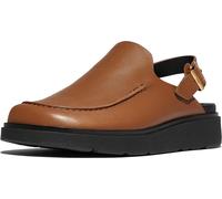 FitFlop Damen Clog Gen-FF Leather Back-Strap Moc Mules IY8 Deep Tan-42