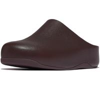 FitFlop Damen Clog Shuv Tumbled-Leather Clogs E5Q Chocolat-36