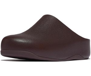 FitFlop Damen Clog Shuv Tumbled-Leather Clogs E5Q Chocolat-42