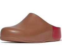 FitFlop Damen Clog Shuv X Roksanda Leather Clogs JH4 Tan/Crimson-38