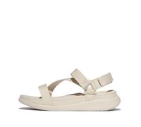 Fitflop Damen F-mode Go Adj. Gurtband-Sandalen mit Z-Riemen, beige, 42 EU
