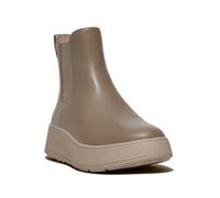 Fitflop Damen F-Mode Leder Flatform Chelsea Boots, Minky Grey, 37 EU