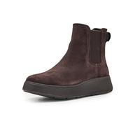 Plateaustiefelette FITFLOP "F-MODE", Damen, Gr. 39, dunkelbraun, Veloursleder, Schuhe, Boots, Chunky Boot mit Plateausohle (12777812-39) dunkelbraun
