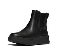 Fitflop Damen F-Mode Stitch Warm Tumbled-Leather Chelsea Boots Chelsea Boot, Schwarz, 37 EU