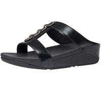 FITFLOP Damen Fino Sparkle Slides Keilsandale, 090-Black, 36 EU
