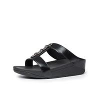 FITFLOP Damen Fino Sparkle Slides Keilsandale, 090-Black, 37 EU