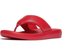 FitFlop Damen Flip Flop Iqushion D-Luxe Padded Leather Toe-Post Sandals JB6 Red-39