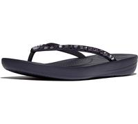 Fitflop Damen Iqushion Multi-Crystal Ergonomic Flip-Flops Flipflop, Navy, 38 EU